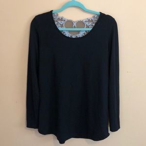 Scorpion lace back sweater